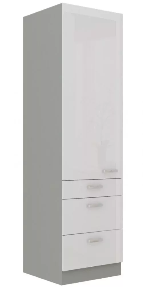 Virtuves skapis Bianka 60 DKS-210 3S 1F