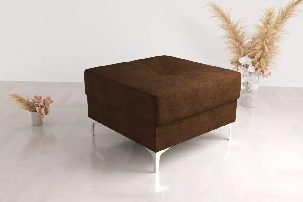 Pufs Orion Square P Standard Auduma numurs: Element 25, · Brūns · 55 × 49 × 55 cm