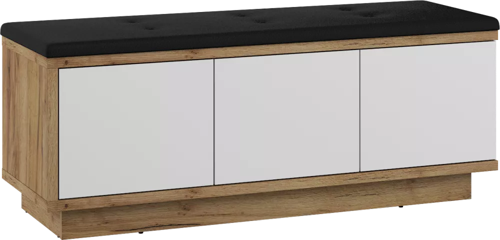 Apavu plaukts Hybrid HYB-02 Black Korpusa krāsa: ozols craft zelts, · 120 × 48 × 40 cm