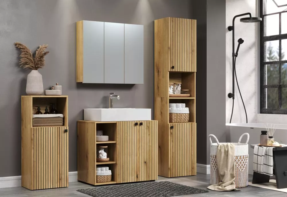 Vannas istabas komplekts Pure Bliss Set 5 · Ozols evoke · 190 × 170 × 53 cm