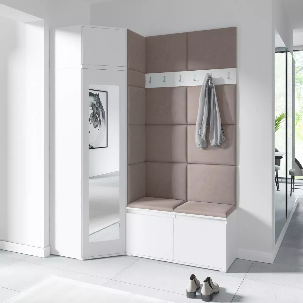 Apavu plaukts Emi 37 Trinity Korpusa krāsa: balts, · 170 × 225 × 70 cm