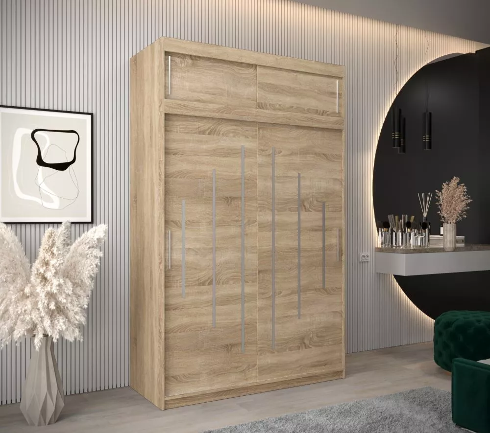 Skapis York Premium · Sonoma · 150 × 62 × 240 cm