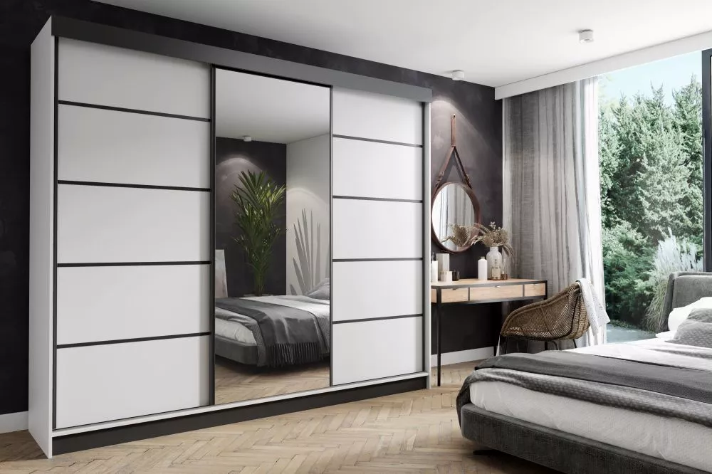 Skapis Amo · Balts · 250 × 62 × 200 cm