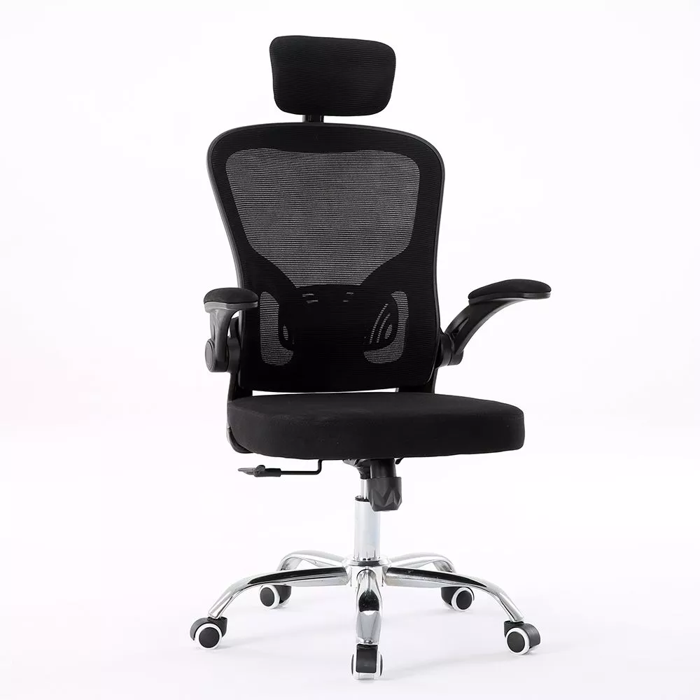 Datorkrēsls Dory F Sēdvietas platums: 52 cm, · Melna · 64 × 64 × 123 cm