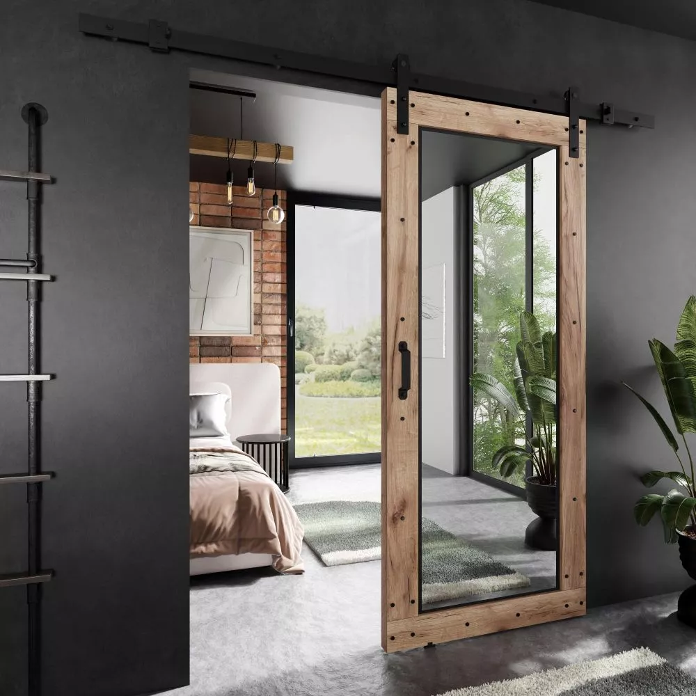 Bīdāmās durvis Adio Loft-8 · Ozols craft zelts · 76 × 205 cm