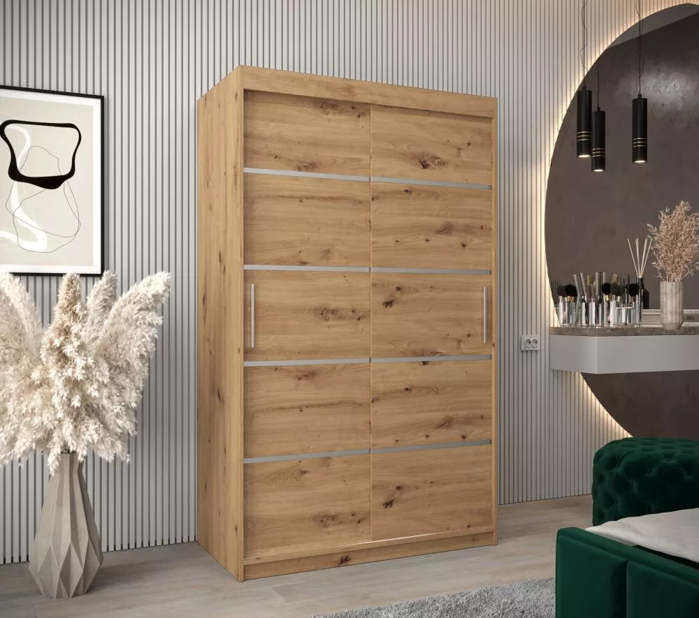 Skapis Verona 1 · Ozols artisan · 120 × 62 × 200 cm