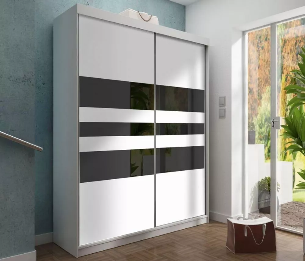 Skapis Top 17 ar LED · Balts · 150 × 62 × 200 cm