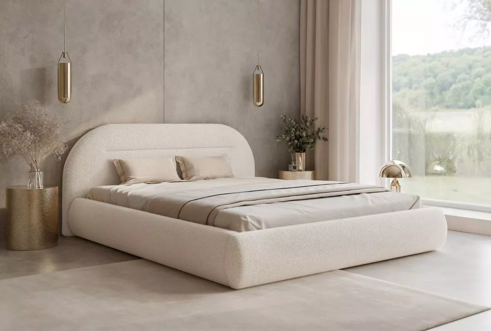 Gulta Amelia Standard ar stelāžām Guļamvietas platums: 120 cm, Guļamvietas garums: 200 cm, stelāžas tips: koka, · Gaiši 