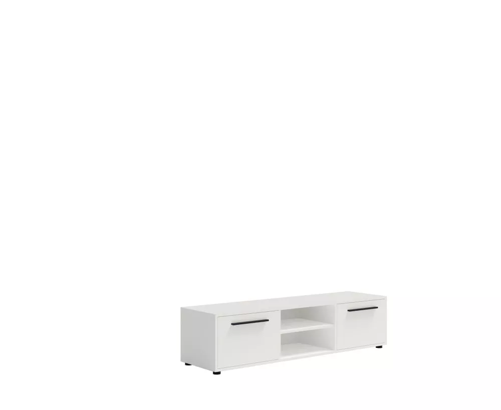 TV tumba Maxione MX-09/10 · Balts · 150 × 40 × 37 cm