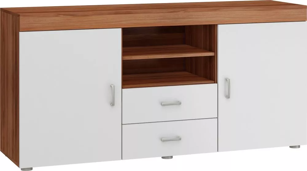 Kumode Mamba mam 01 · Plūmju + balts · 164 × 45 × 78 cm