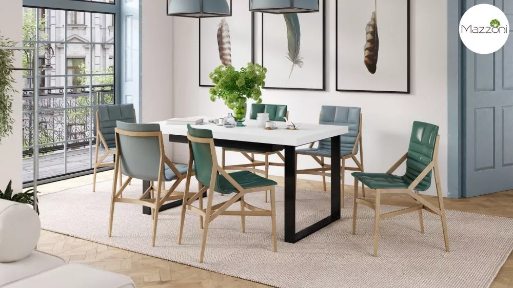 Galds Avella 160-310 · Balts · 160 × 76 × 90 cm