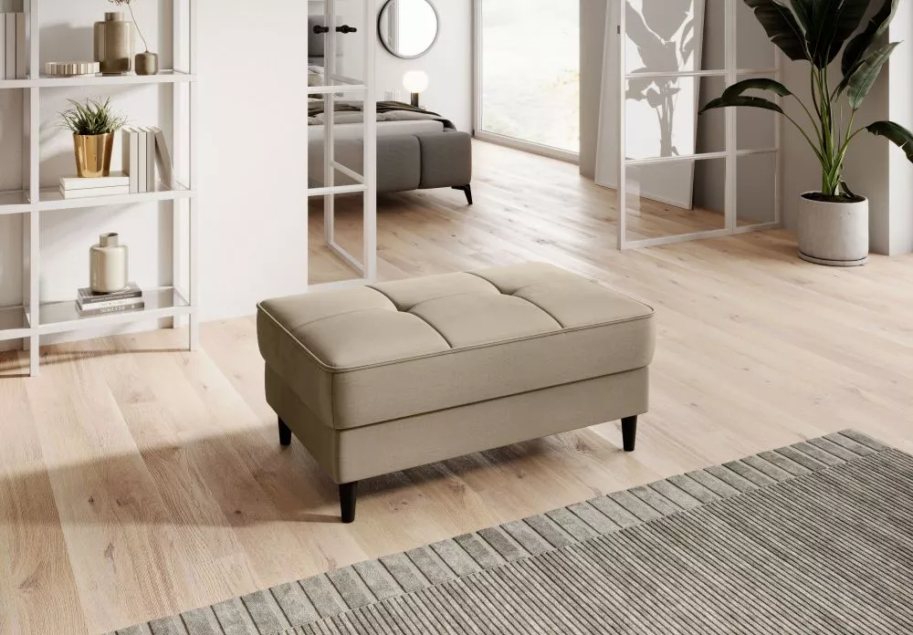 Pufs Bellis P Premium Standard Auduma numurs: Nube 20, · Gaiši brūns · 97 × 42 × 62 cm