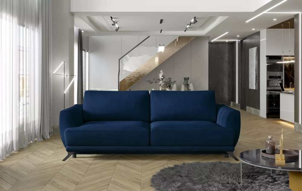 Dīvāns Megis Premium standard · Zils · 95 × 250 × 90 cm