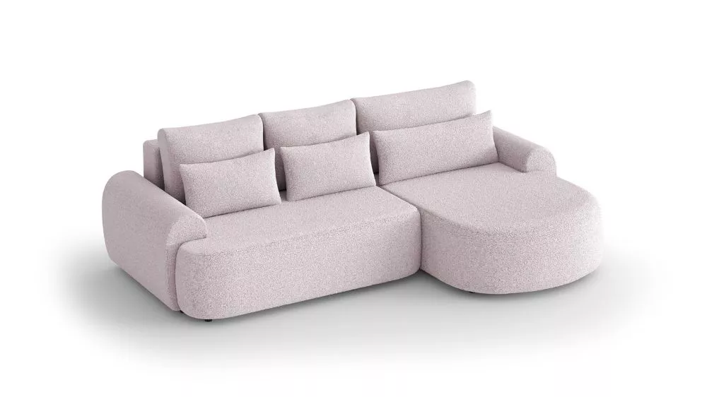 Dīvāns Olivio Premium standard · Rozā · 170 × 266 × 87 cm