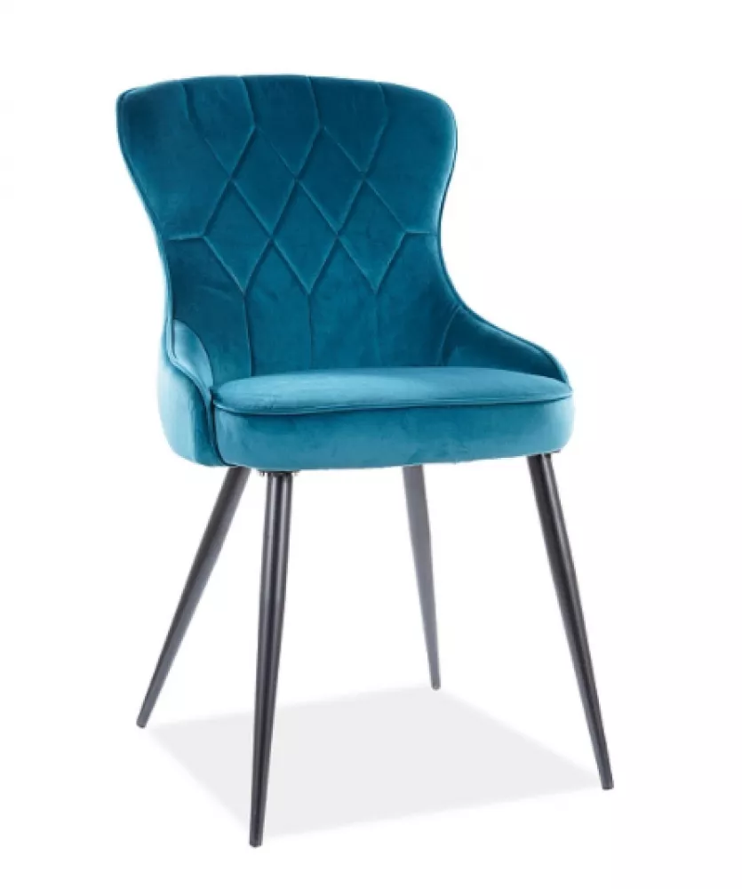Krēsls Lotus Velvet · Tirkīzs · 91 × 52 × 45 cm