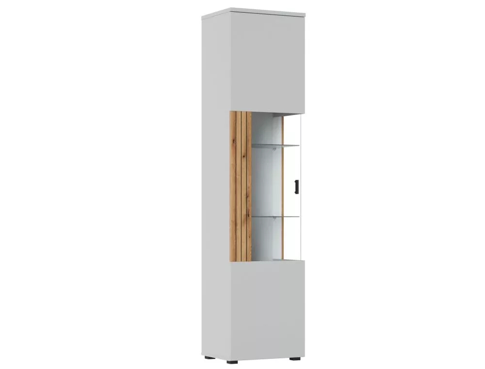 Sekcija Vero V02L ar LED Korpusa krāsa: pelēks, · 50.2 × 40 × 207.8 cm