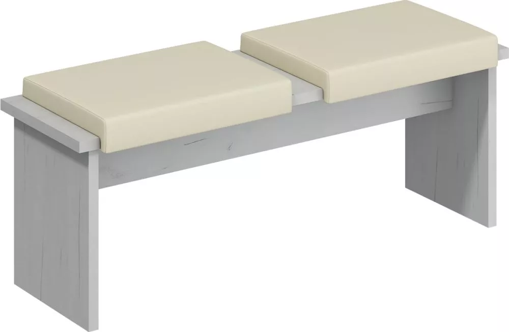 Krēsls Bond BON 05 balts ozols · Bēšs · 120 × 38 × 48 cm