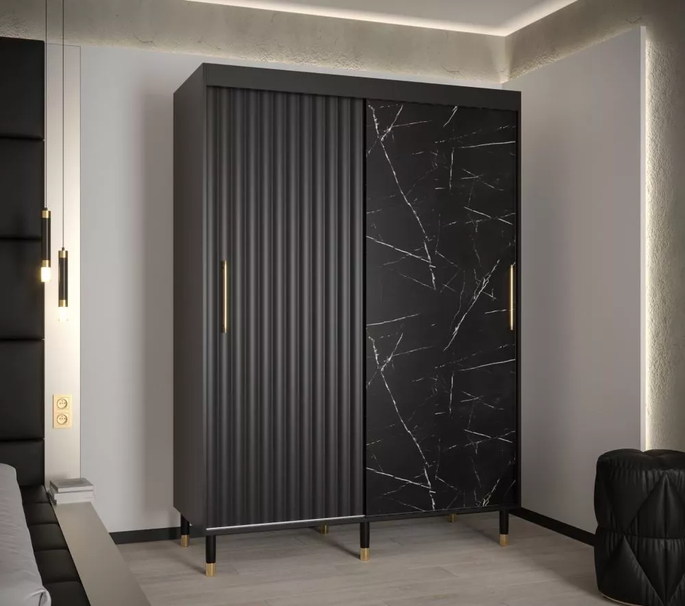 Skapis Calipso Wave Marmur · 150 × 62 × 208 cm