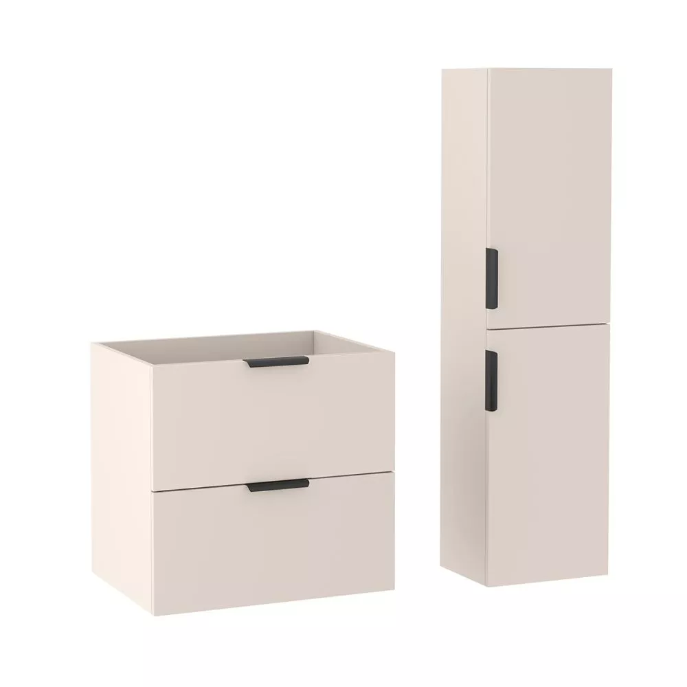 Vannas istabas komplekts Luna 60 Set · Kašmira · 130 × 45.8 cm
