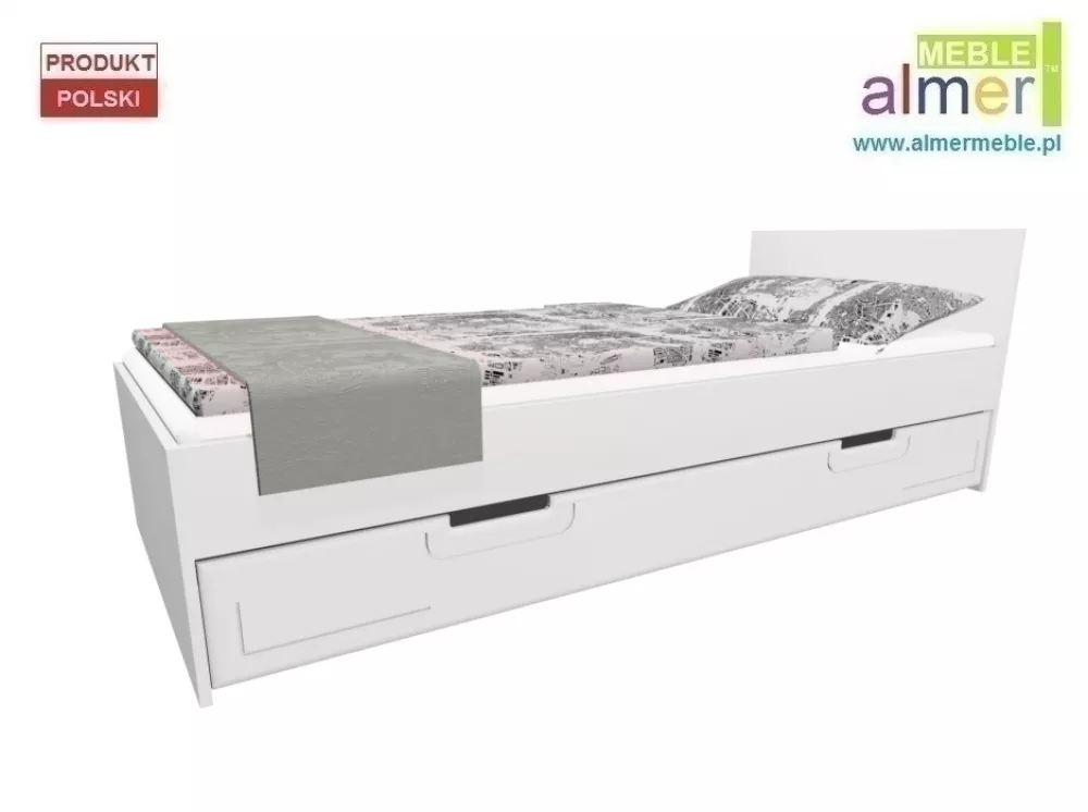 Bērnu gulta Boston C15 ar stelāžu Guļamvietas platums: 90 cm, Guļamvietas garums: 200 cm, · 94 × 204 × 70 cm
