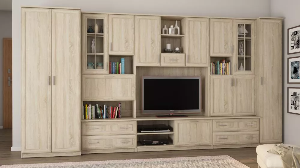 Sekcija Cyklon Korpusa krāsa: gaiša sonoma, · 400 × 49 × 210 cm