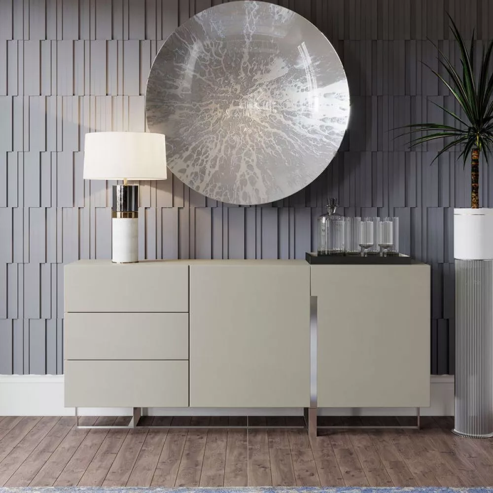 Kumode Hudson H01 · Kapučino · 180 × 42 × 85 cm