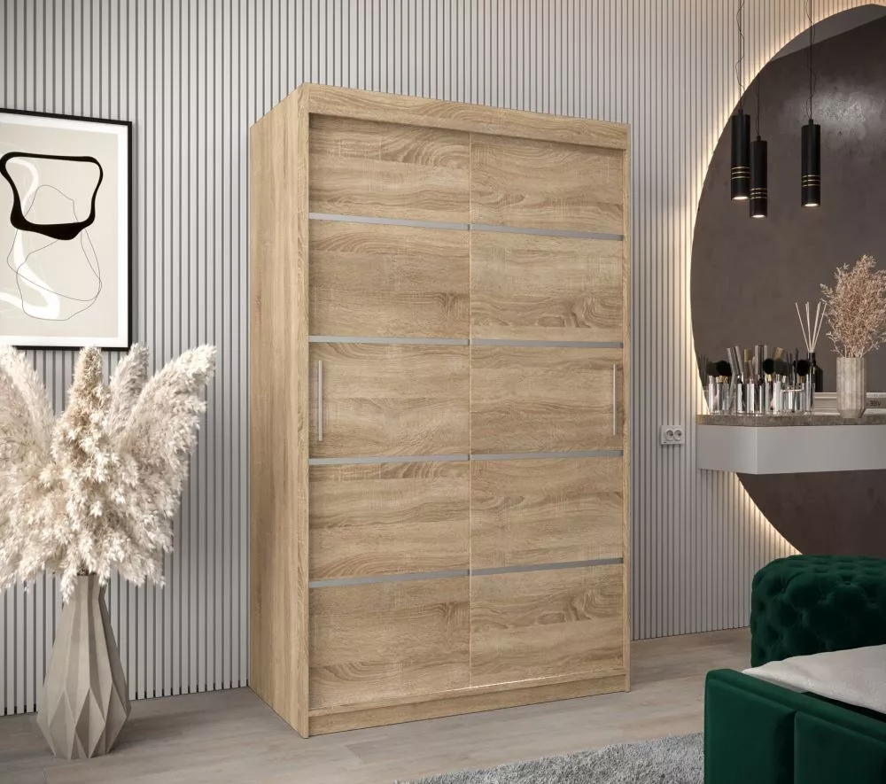 Skapis Verona 1 · Sonoma · 120 × 62 × 200 cm