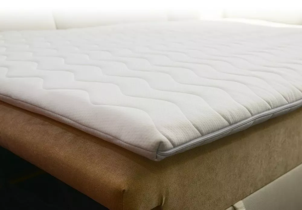 Matracis Topper · Balts · 125 × 202 cm