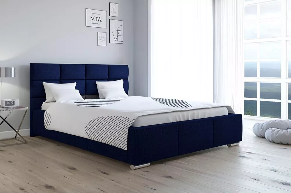 Gulta Bed 7 standard ar stelāžu Guļamvietas platums: 160 cm, Guļamvietas garums: 200 cm, stelāžas tips: koka, · Tumši zi