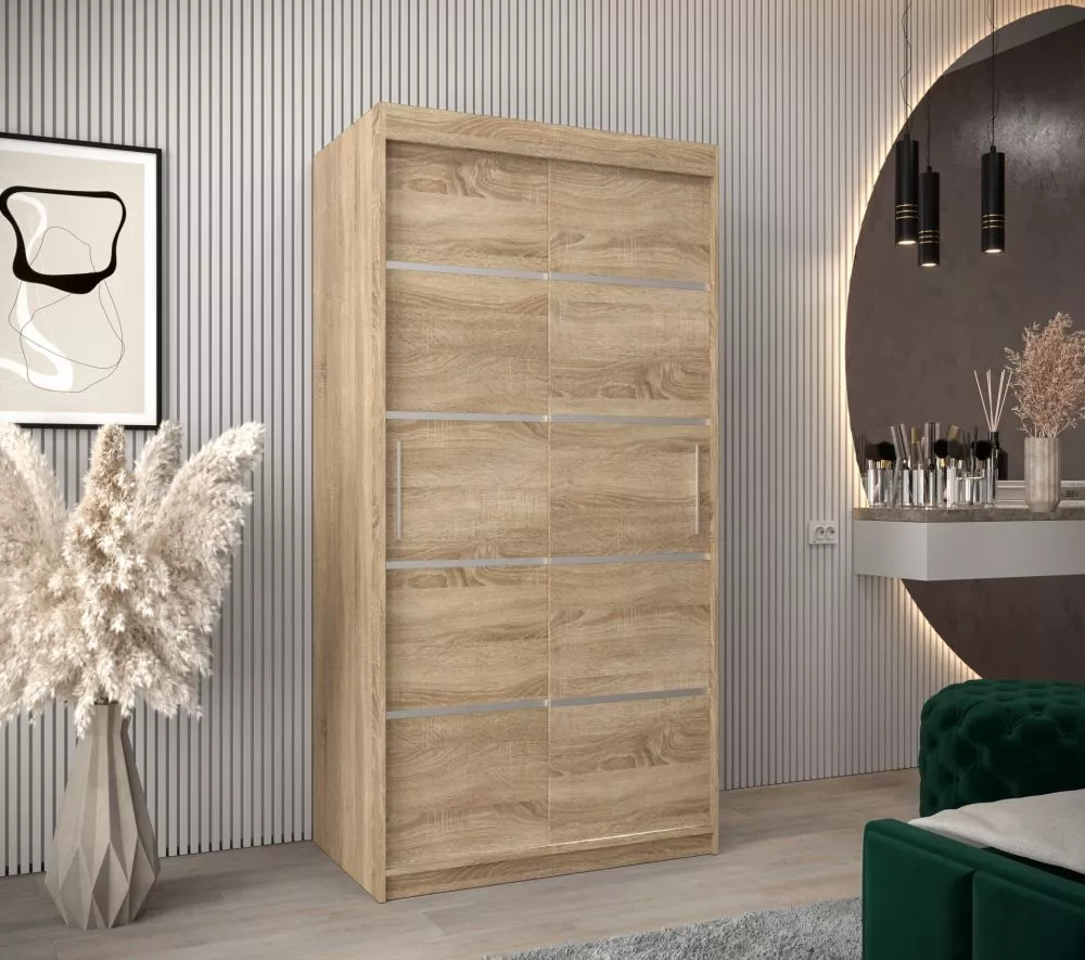 Skapis Verona 1 · Sonoma · 100 × 62 × 200 cm