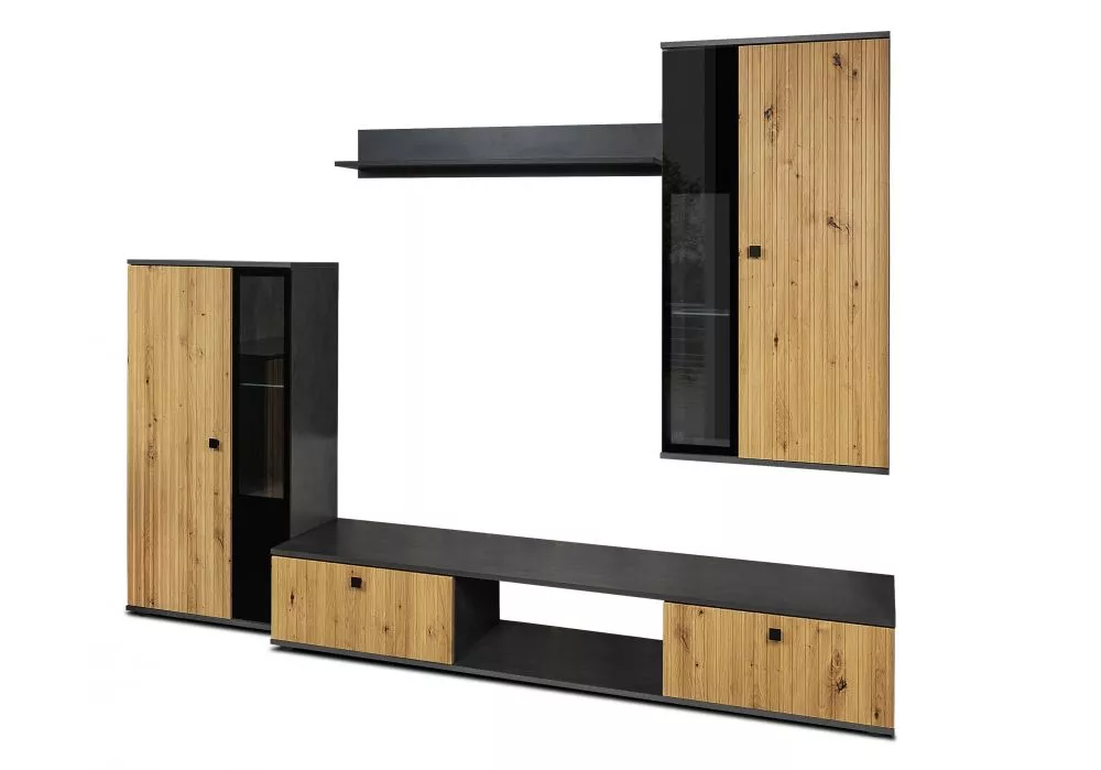 Sekcija Salsa Lamele ar LED Korpusa krāsa: antracīts, · 240 × 40.2 × 180 cm