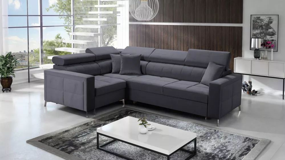 Dīvāns Side 2 Standard · Antracīts · 198 × 275 × 83 cm