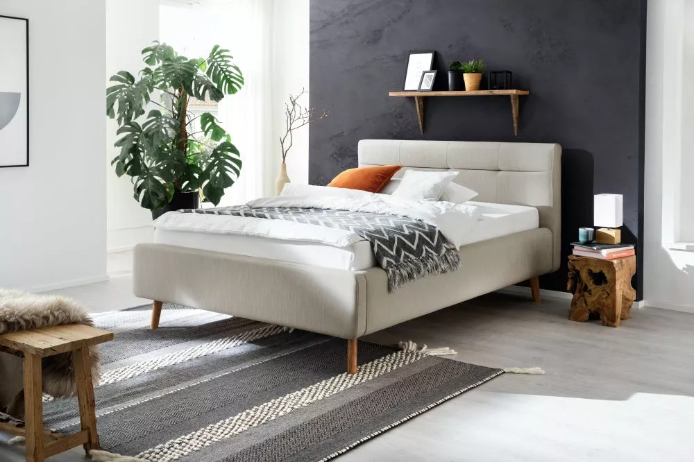 Gulta Lotte Premium Standard ar stelāžu Guļamvietas platums: 140 cm, Guļamvietas garums: 200 cm, stelāžas tips: koka, · 