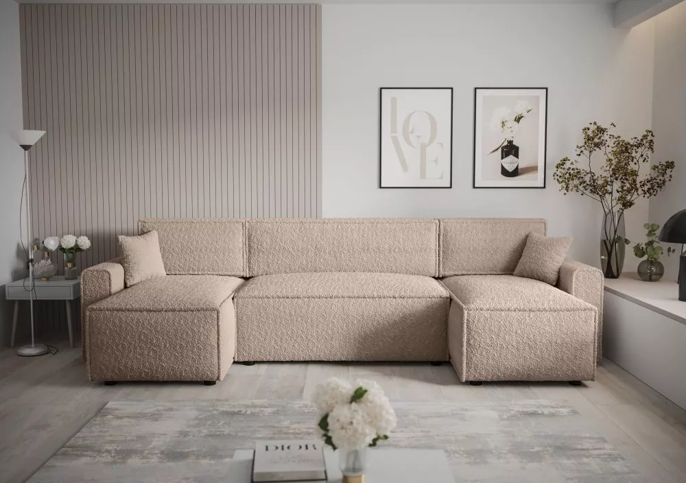 Dīvāns Mira U Bis Anthology Standard · Brūns · 140 × 301 × 90 cm