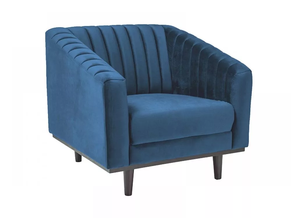 Mīksts krēsls Asprey 1 Velvet · Zils · 83 × 60 × 78 cm