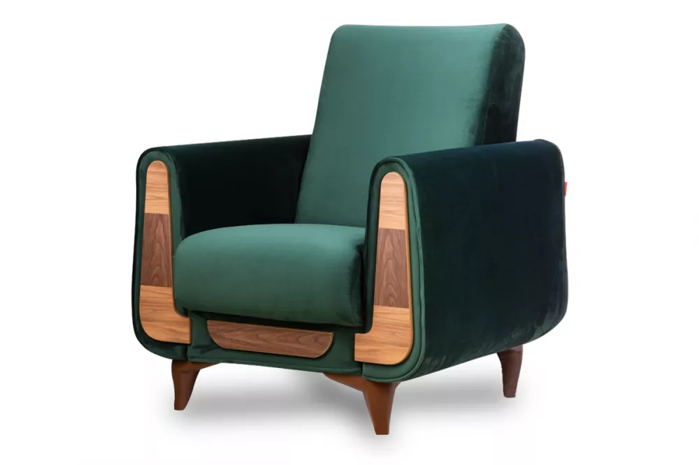 Mīksts krēsls Gustavo 1S Standard · Zaļš · 83 × 81 × 95 cm