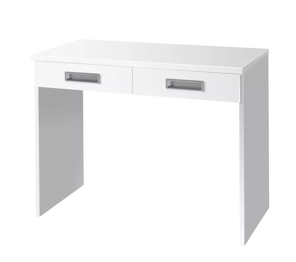 Kosmētikas galds Penelopa P02 · Balts · 100 × 76 × 50 cm