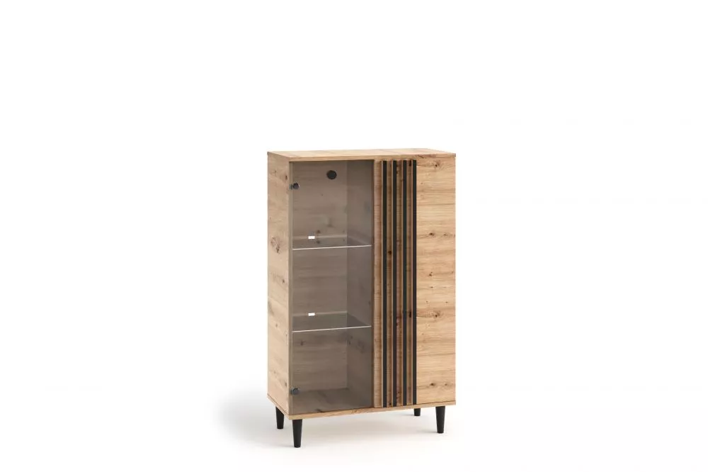 Sekcija Livia LIV02 Korpusa krāsa: ozols artisan, · 80 × 40 × 134.5 cm