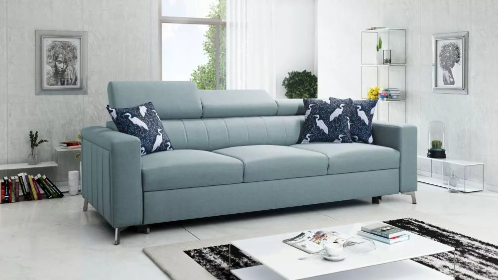 Dīvāns Baltico Sofa Standard · Gaiši zils · 99 × 236 × 83 cm