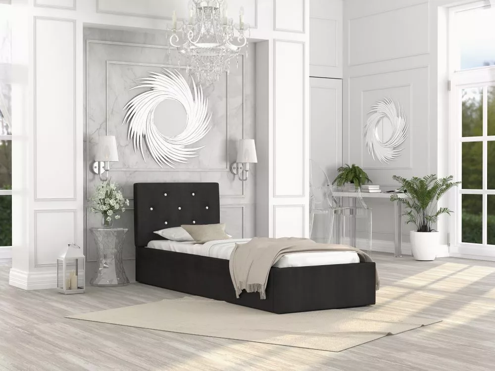 Gulta Mirage Premium Standard ar stelāžu Guļamvietas platums: 90 cm, Guļamvietas garums: 200 cm, stelāžas tips: metāla, 