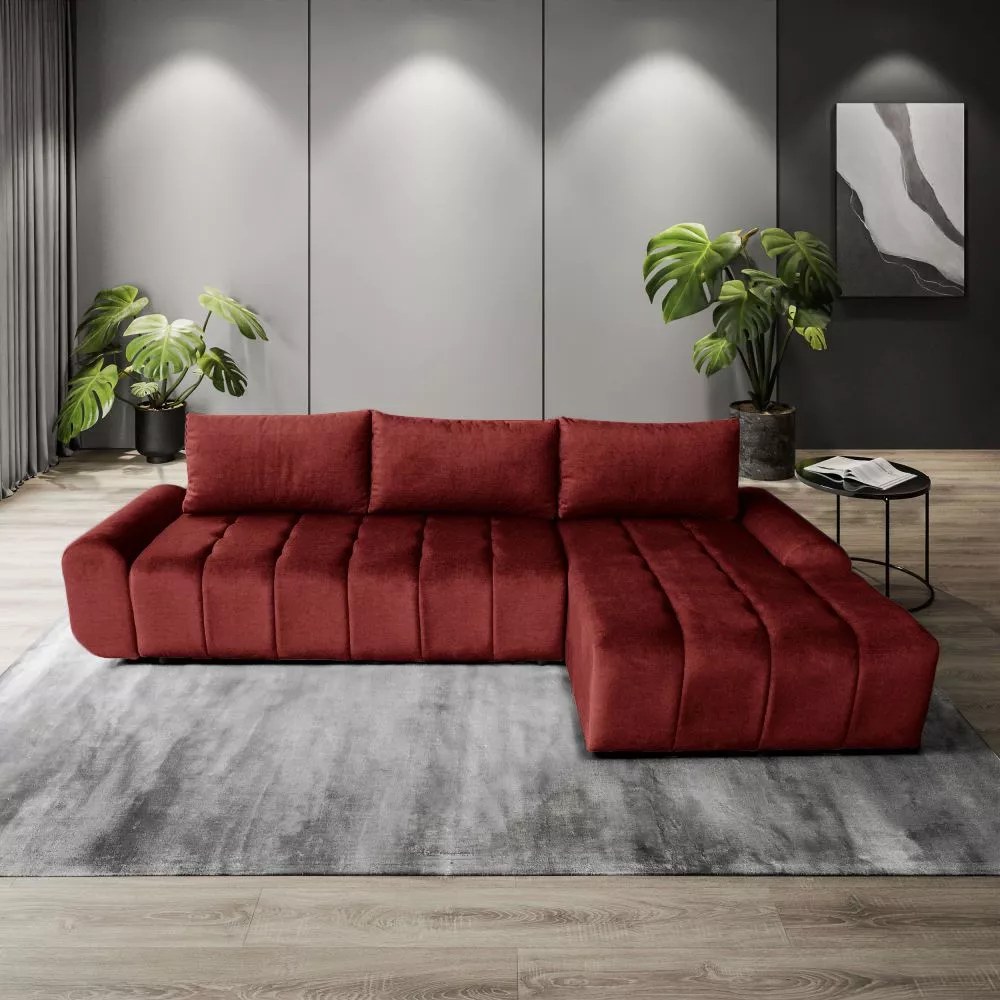 Dīvāns Costa L standard · Oranžs · 169 × 290 × 75 cm