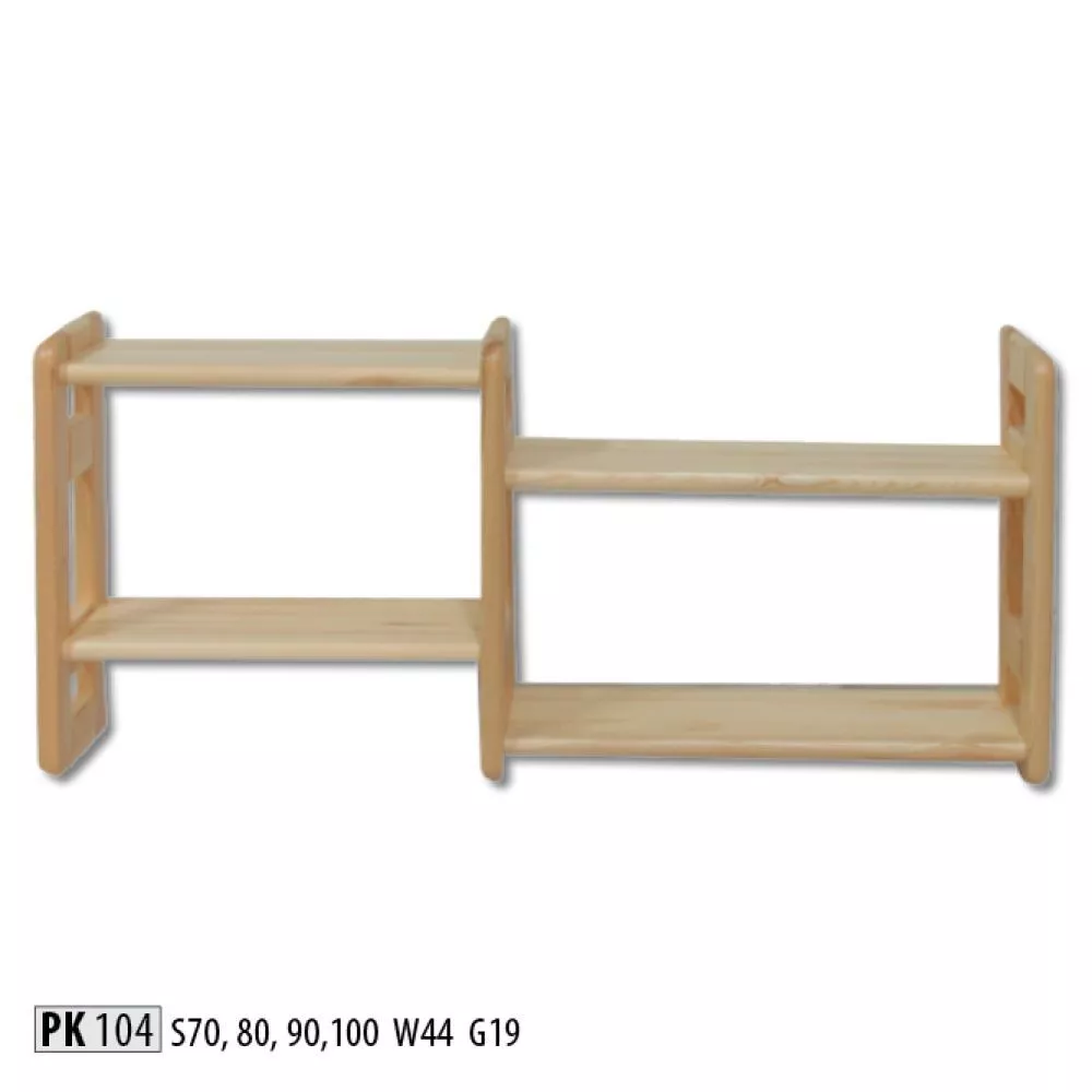 Plaukts PK 104 · Priede · 70 × 44 × 19 cm