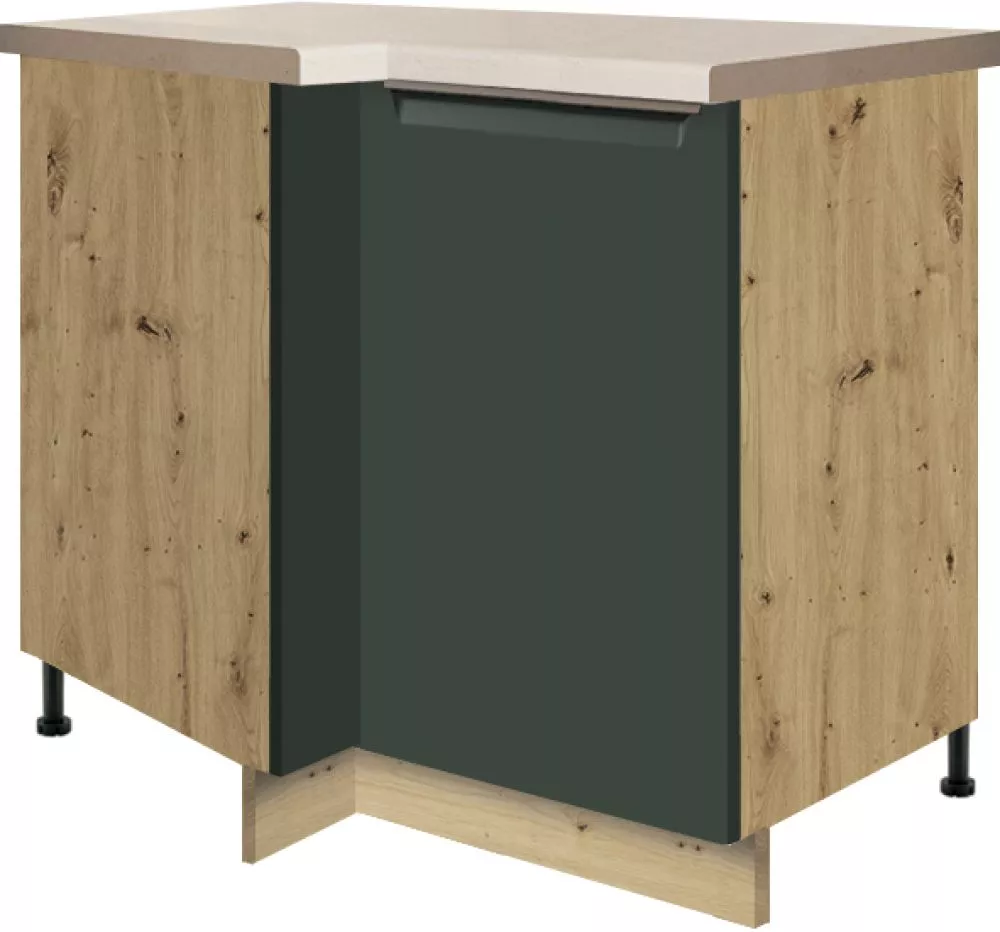 Virtuves skapis Glamour 14D-15D Puse: kreisā,