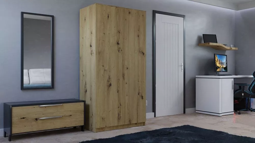Skapis Malwa SD-90 · 90 × 50 × 180 cm