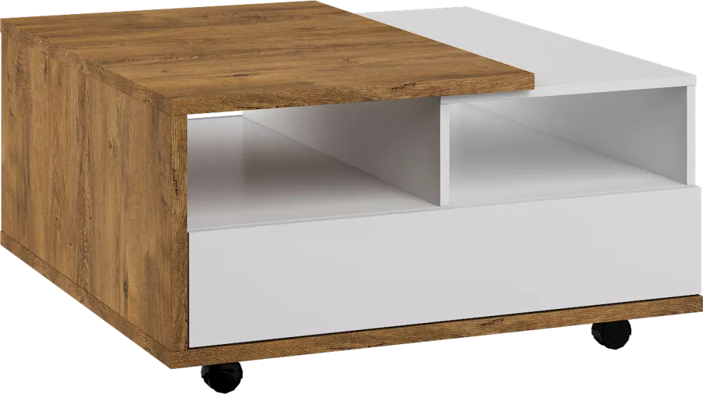 Žurnālgalds Hybrid HYB-11 Korpusa krāsa: ozols burgund, · 90 × 90 × 47 cm