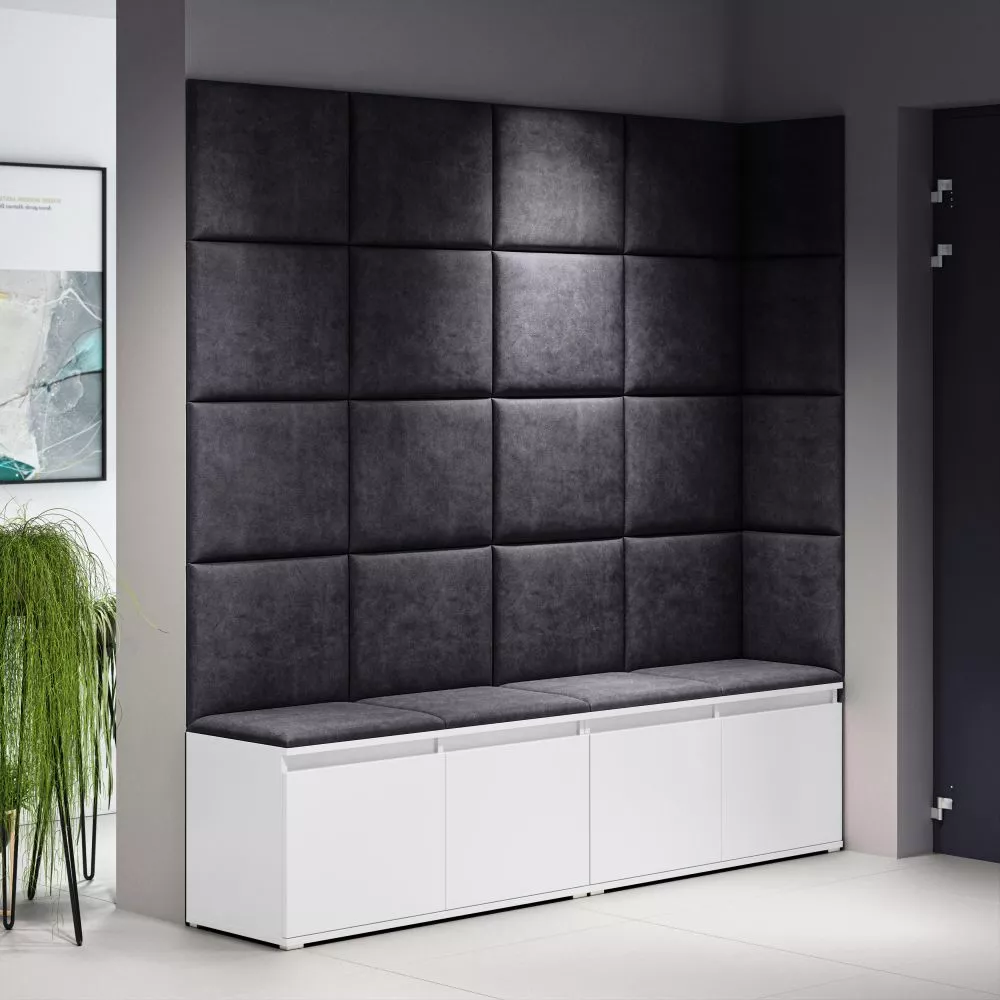 Apavu plaukts Emi 3 Trinity Korpusa krāsa: balts, · 200 × 170 × 40 cm