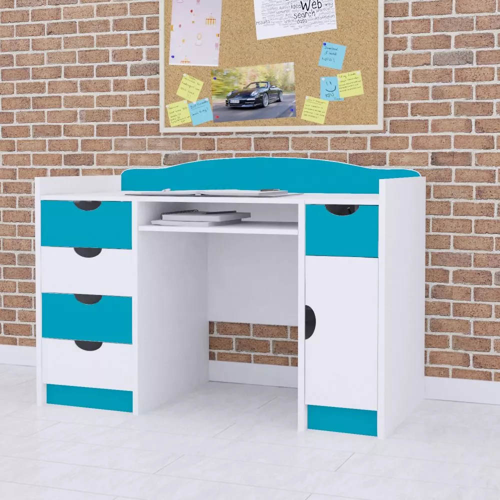 Bērnu rakstāmgalds Classic B01 Maksimālais augstums: 89 cm, · 125 × 75 × 60 cm