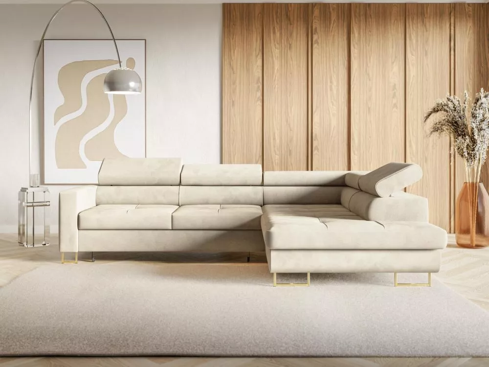 Dīvāns Mercy Standard · Bēšs · 200 × 250 × 70 cm