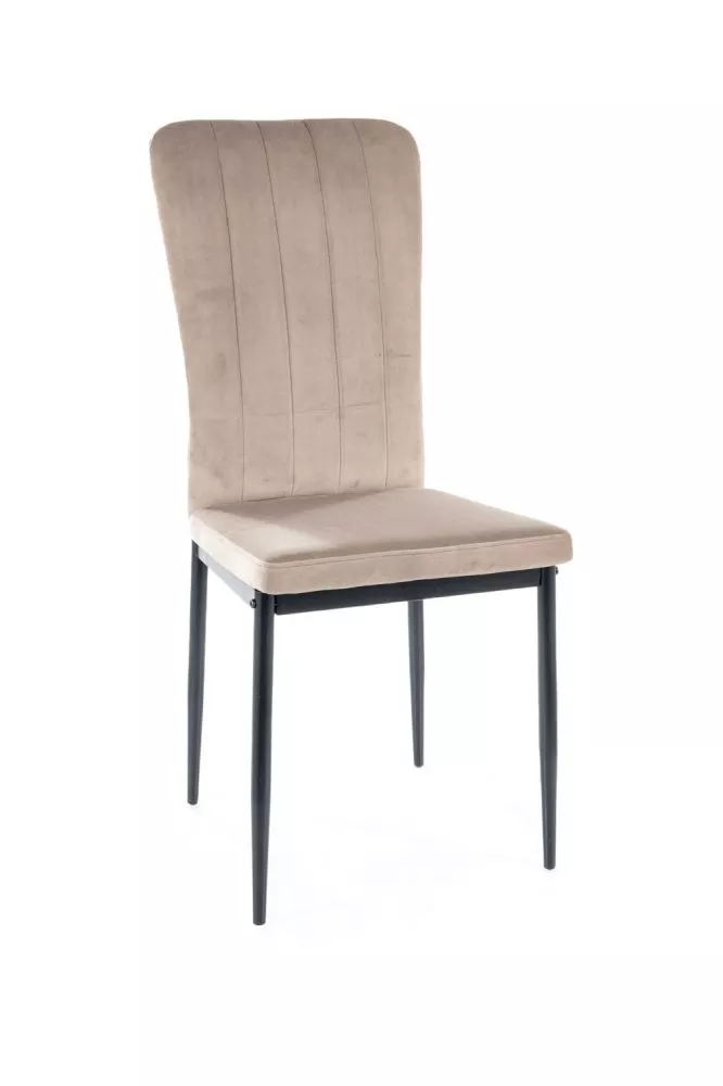 Krēsls Vigo Velvet · Tumši bēšs · 91 × 45 × 52 cm