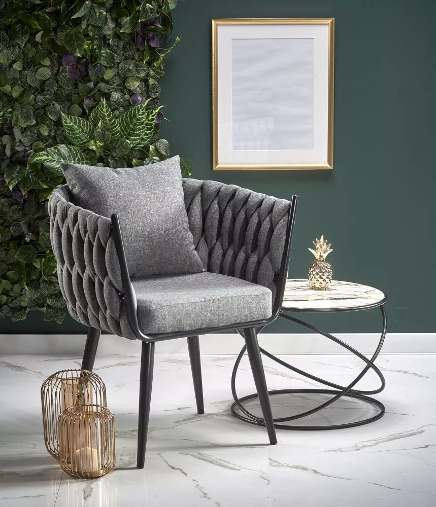 Mīksts krēsls Avatar Comfort · Pelēks · 67 × 55 × 77 cm